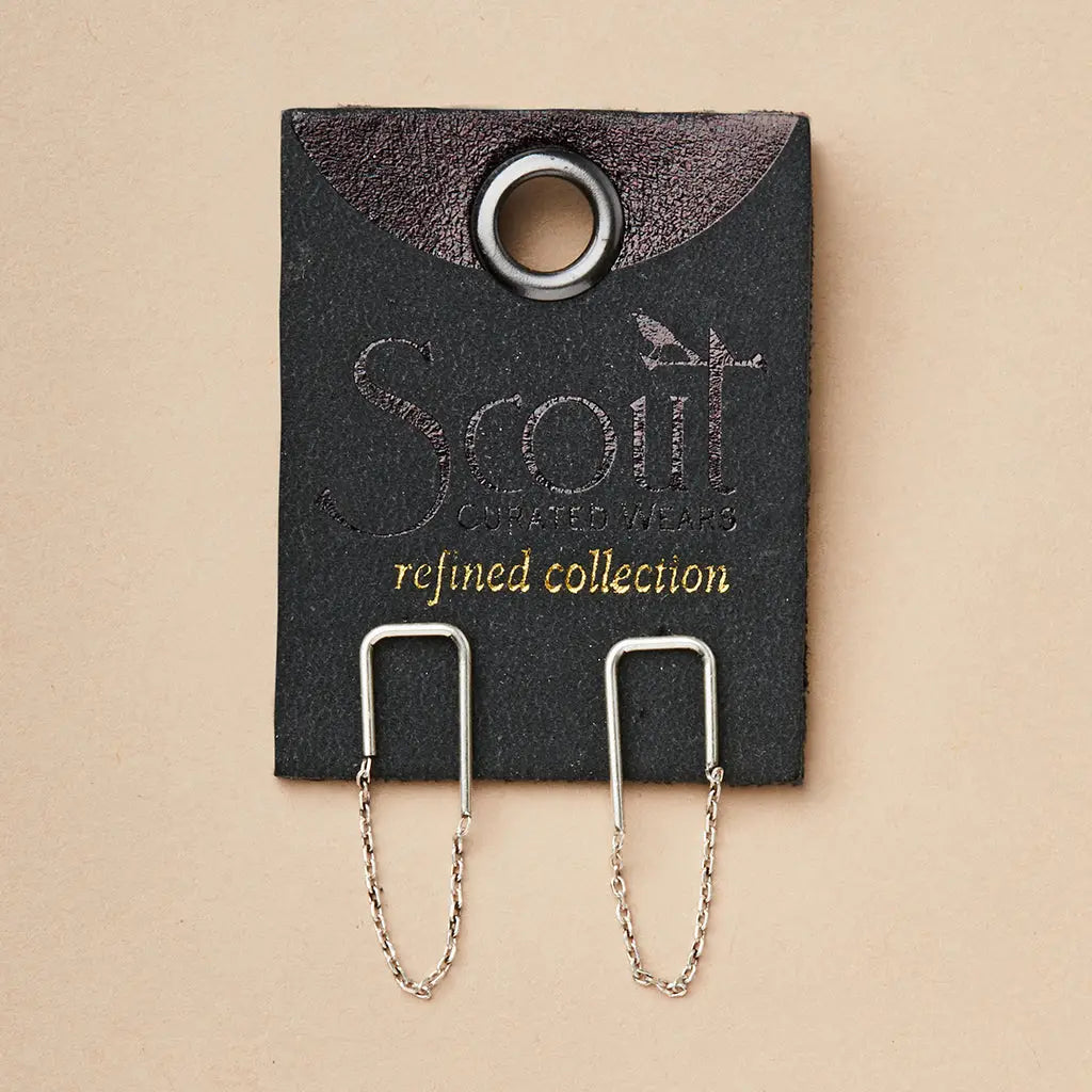 Refined Earring Collection - Filament Stud/Silver