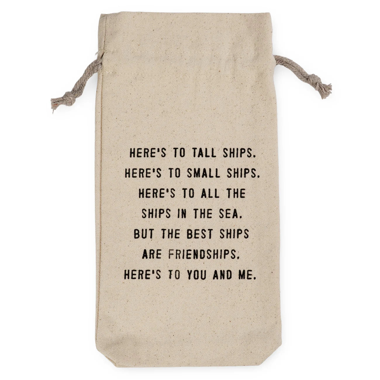 Here's to the Tall Ships Wine Bag