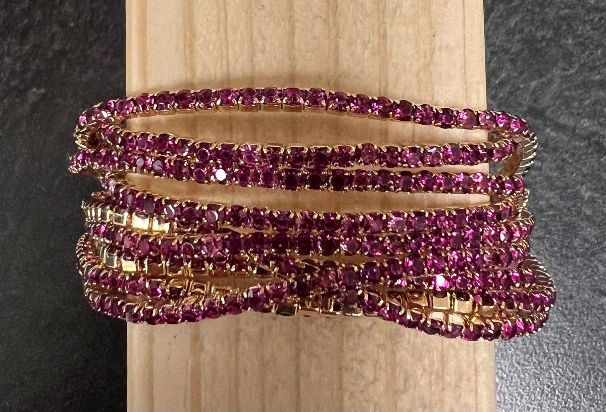 Rhinestone Stretch Stacker Bracelets