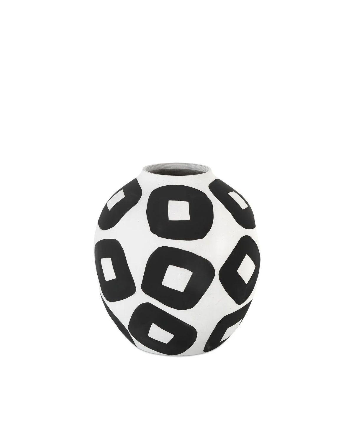 Pagliacci Black & White Vases