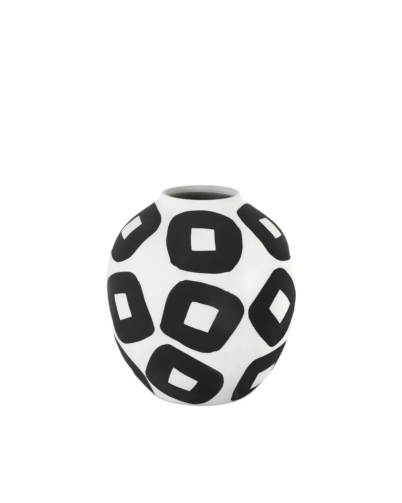Pagliacci Black & White Vases