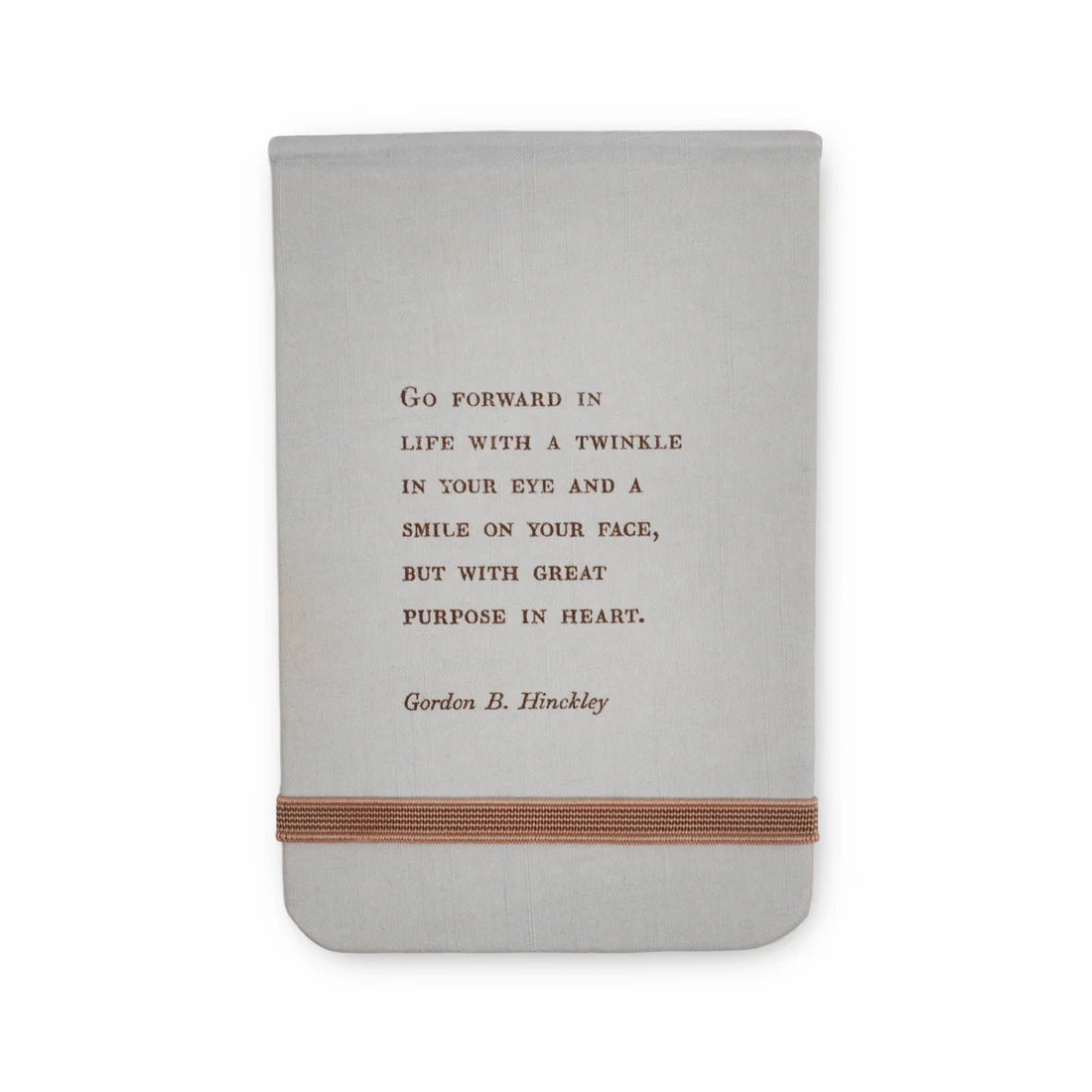 Gordon B. Hinckley Fabric Notebook