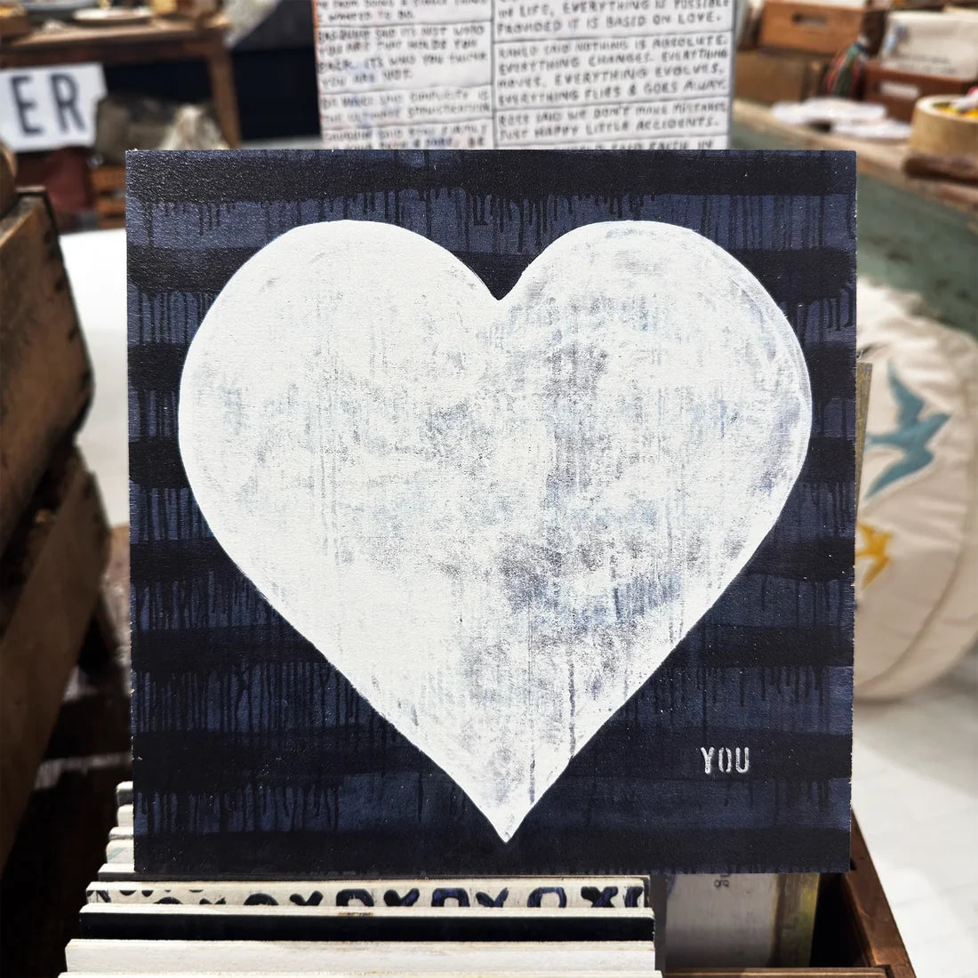Navy Grand Couer Art Print