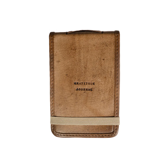 Mini Gratitude Leather Journal