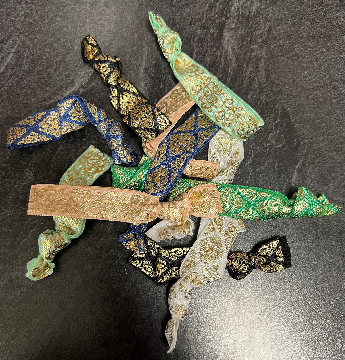 Gold Scroll Hair Band Set