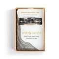 Wrap Bracelet / Necklace - Black Mix