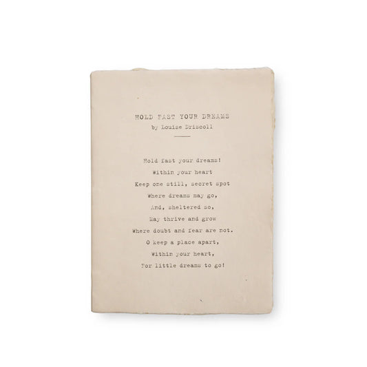 Large Hold Fast Deckled Edge Notebook