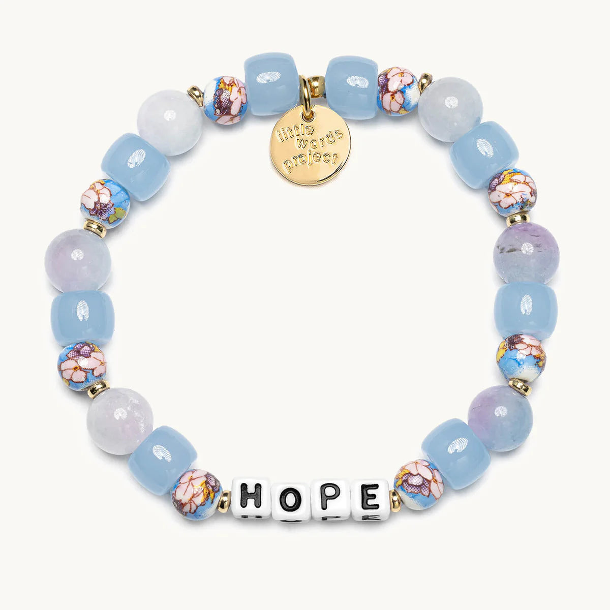 Little Words Project Bracelet- "Hope" Lavender Punch