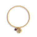 Birthstone Charm Bracelet - February