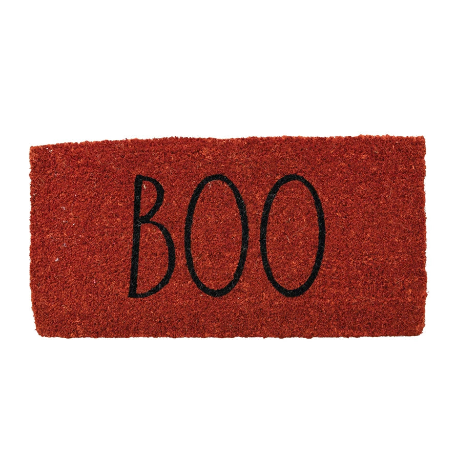 "Boo" Natural Coir Doormat