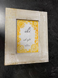 Gold & White Frame