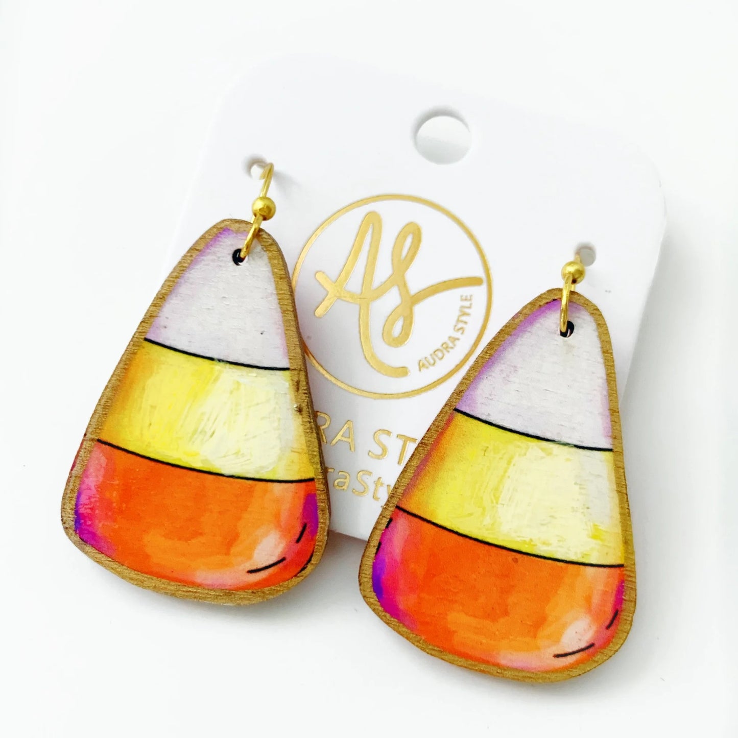 Candy Corn Statement Earrings