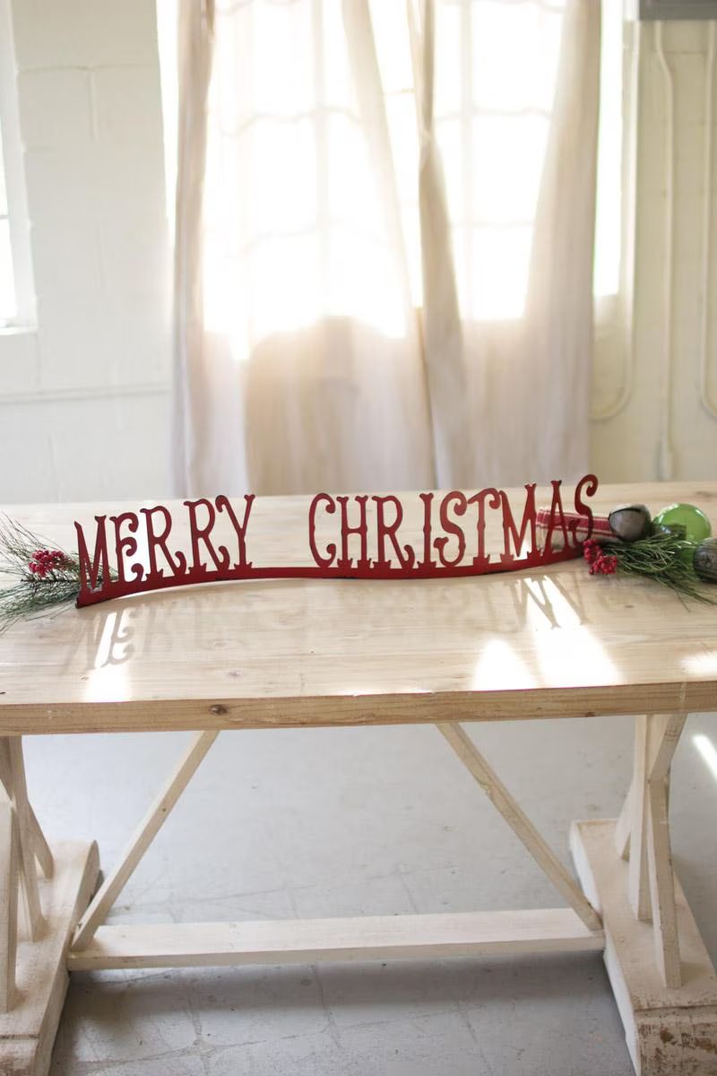 Tabletop Or Mantle Merry Christmas — image 1