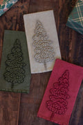 Set of 3 Christmas Tree Kitchen Towels — image 1