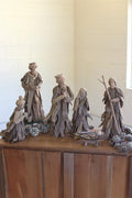 Set of 6 Driftwood Nativity Set — image 1