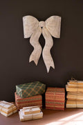 Rustic Metal Christmas Bow Door Hanger — image 1