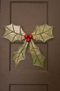 Recycled Metal Holly Door Hanger — image 1