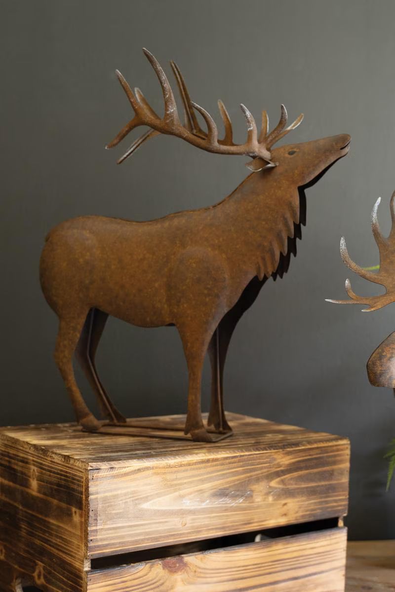 Rustic Metal Elk — image 1
