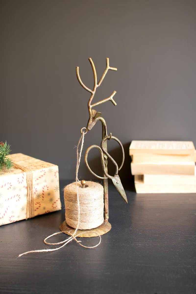Forged-Iron Deer Jute Holder — image 1