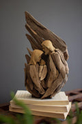 Driftwood Mary, Joseph and Jesus with Wings — image 1