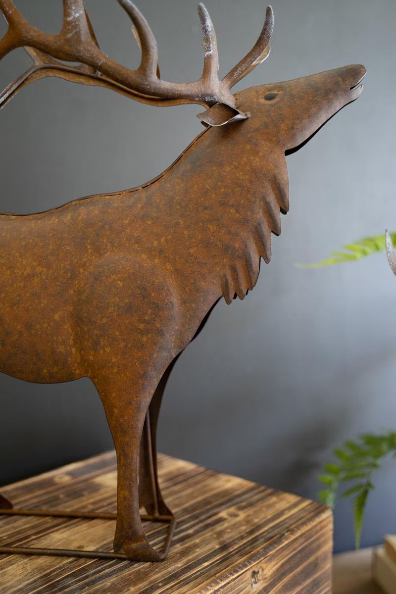 Rustic Metal Elk — image 2