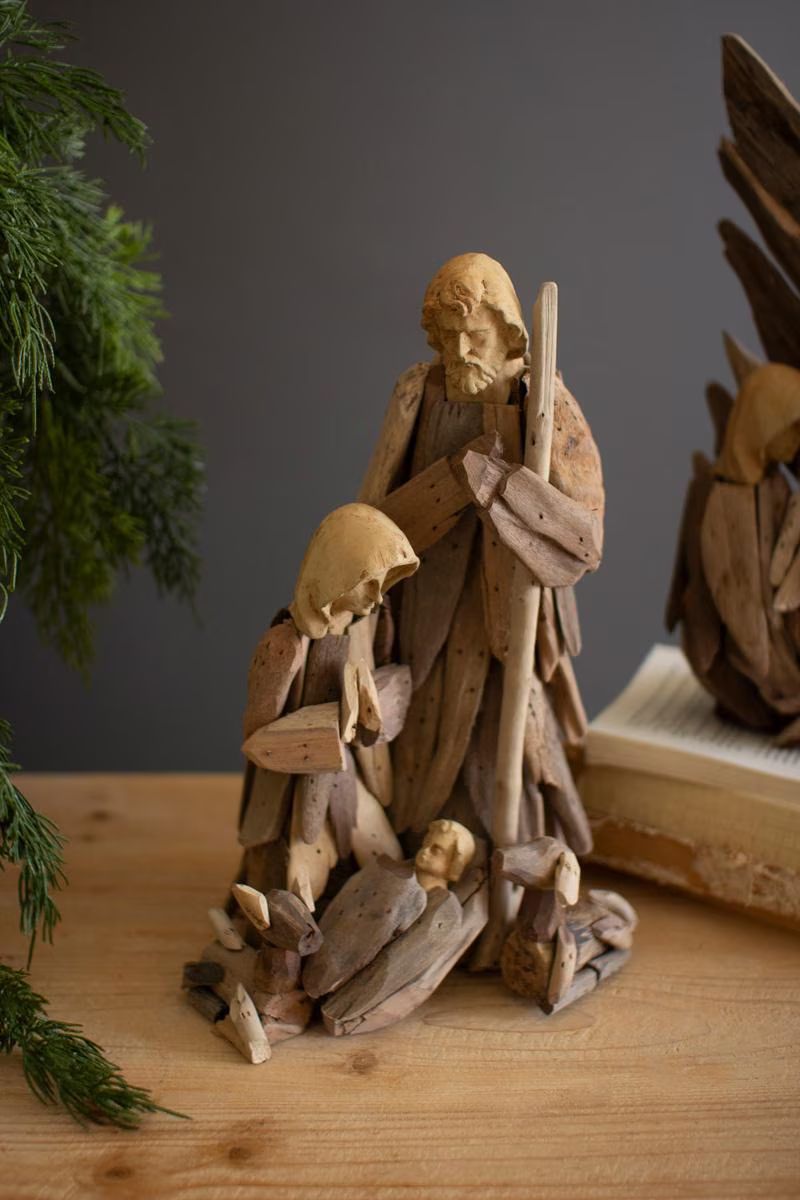Driftwood Mary, Joseph and Jesus — image 2