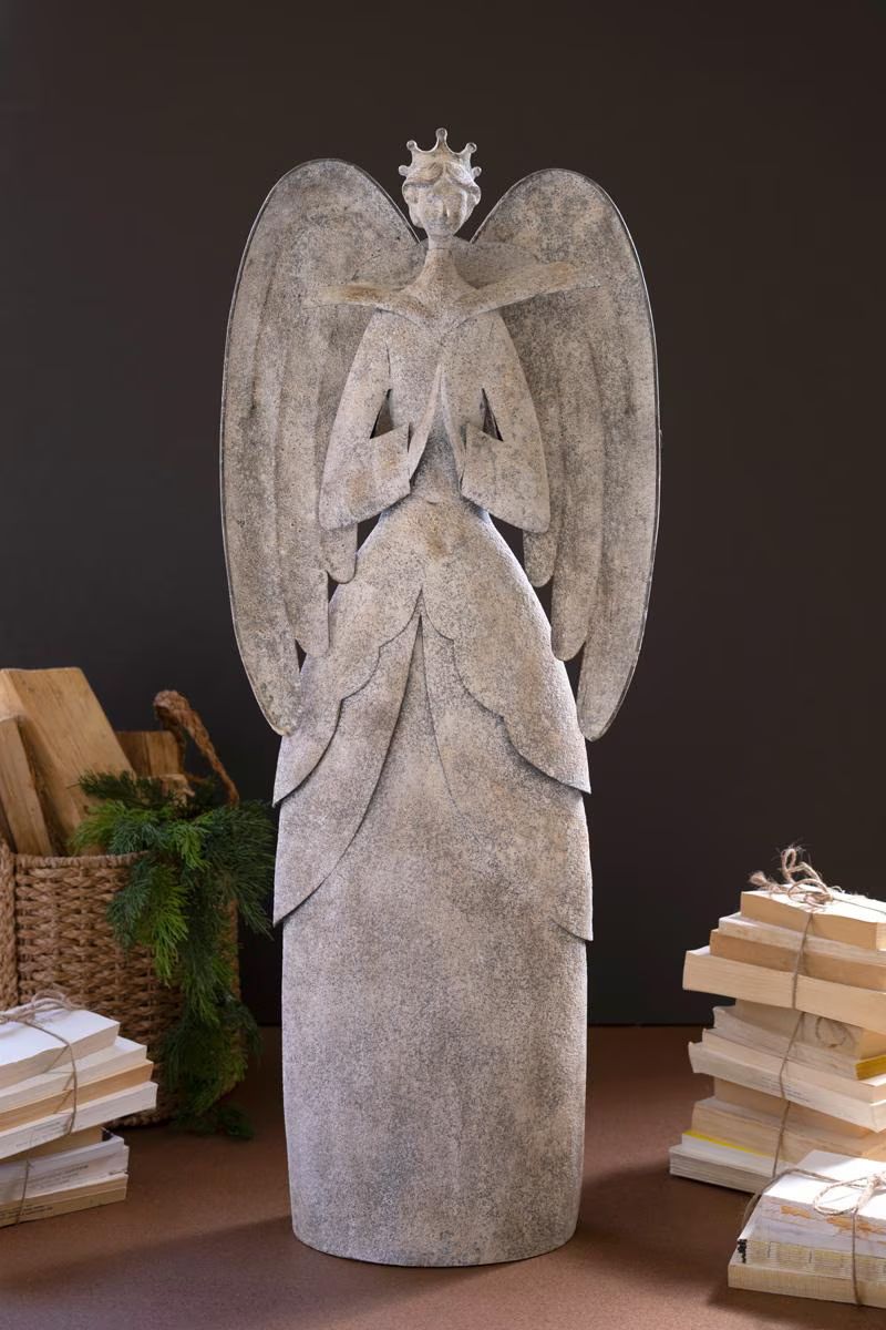 Rustic Metal Christmas Angel — image 2