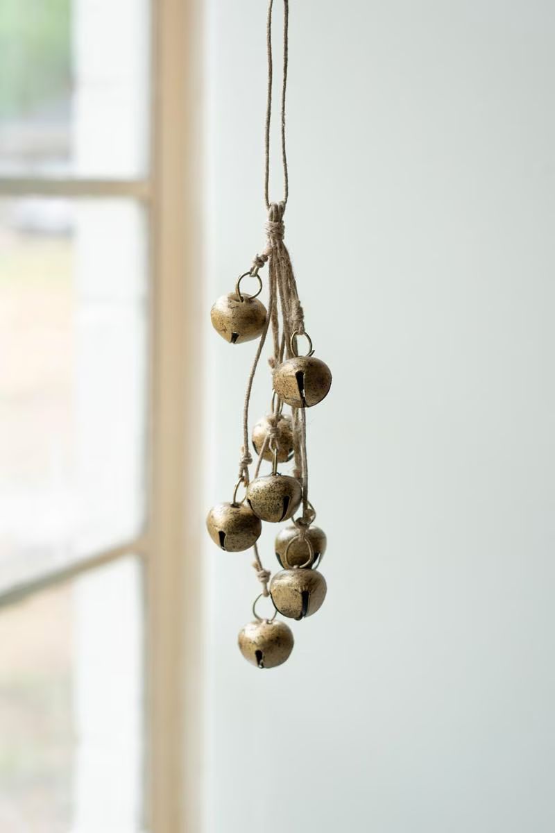 Jingle Bell Bunch on a Jute Rope — image 3