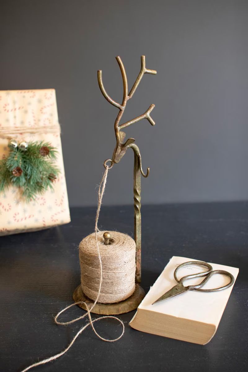 Forged-Iron Deer Jute Holder — image 3