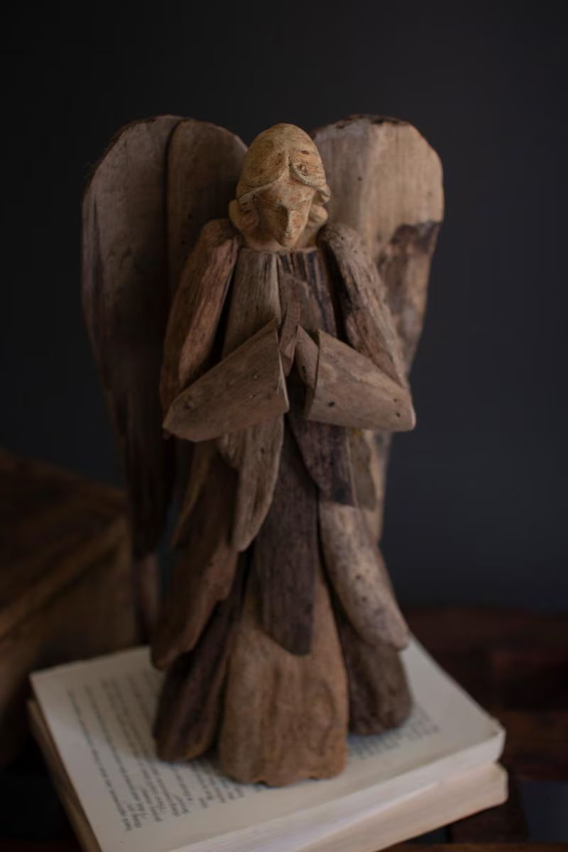 Set of 2 Driftwood Angels — image 4
