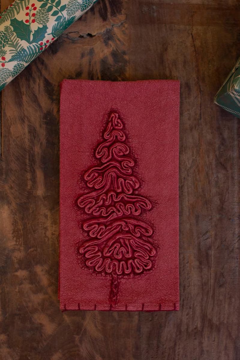 Set of 3 Christmas Tree Kitchen Towels — image 5