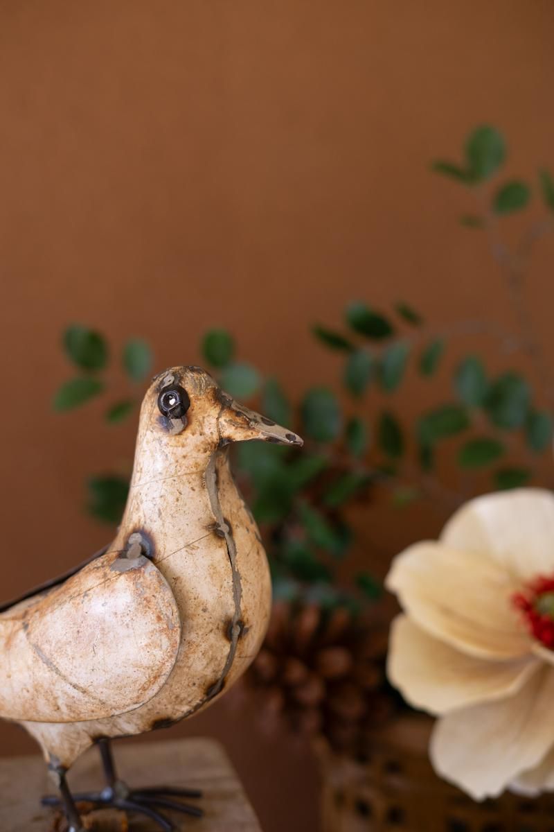 Set of 2 Recycled Metal Pigeons — image 5