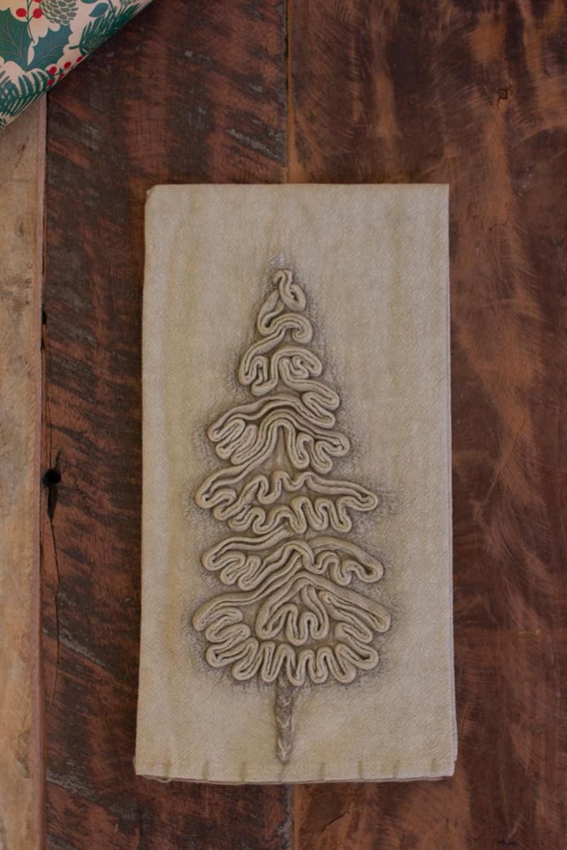 Set of 3 Christmas Tree Kitchen Towels — image 6