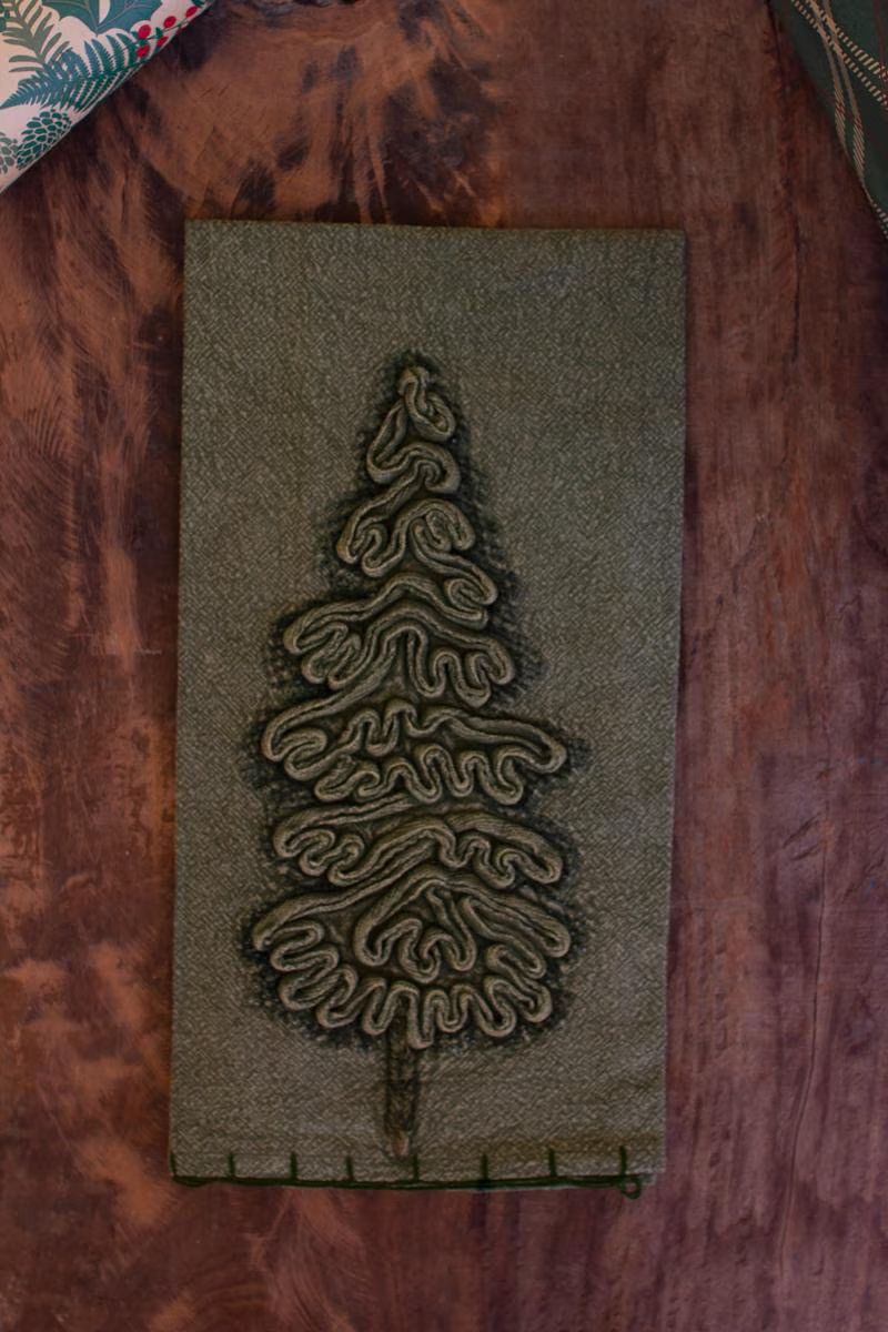 Set of 3 Christmas Tree Kitchen Towels — image 8