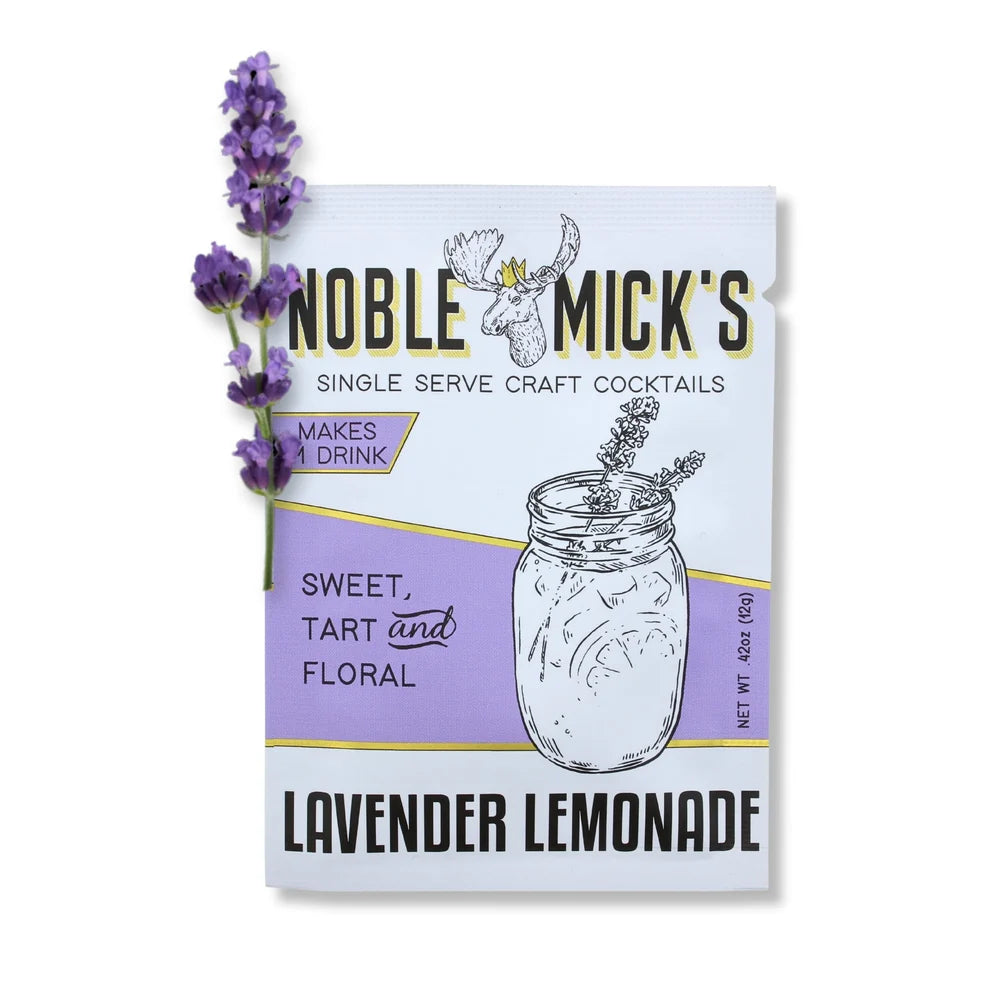 NobleMicks Single Serve Cocktail Mix - Lavender Lemonade