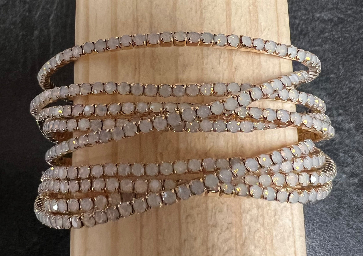 Rhinestone Stretch Stacker Bracelets