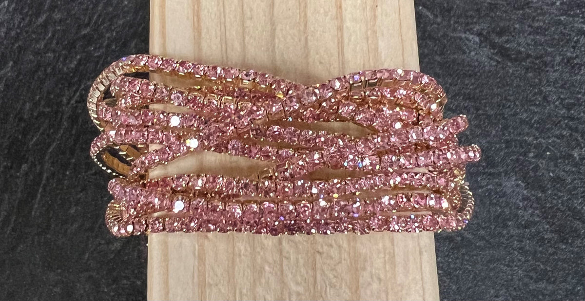 Rhinestone Stretch Stacker Bracelets