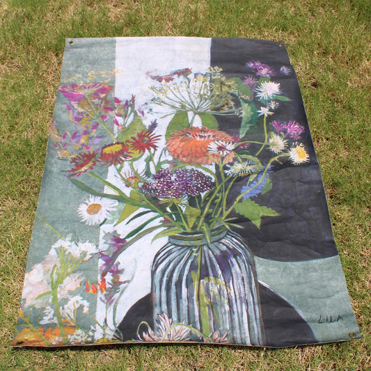 Wildflowers in Vase Art Paper