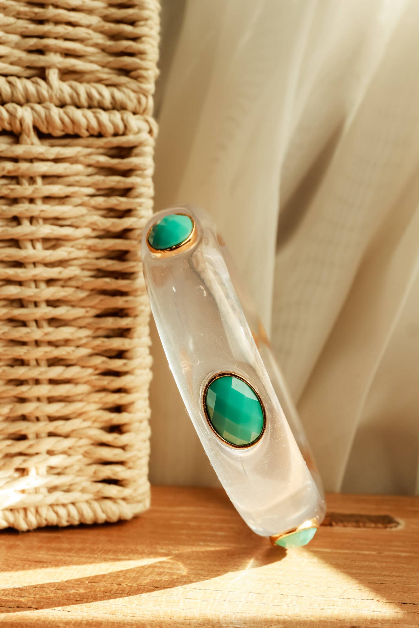 Clear Ruthie Bangle