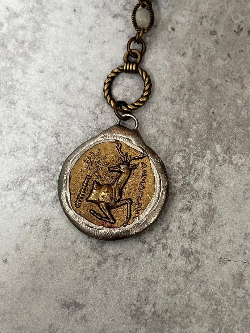 Double Sided Token Necklace
