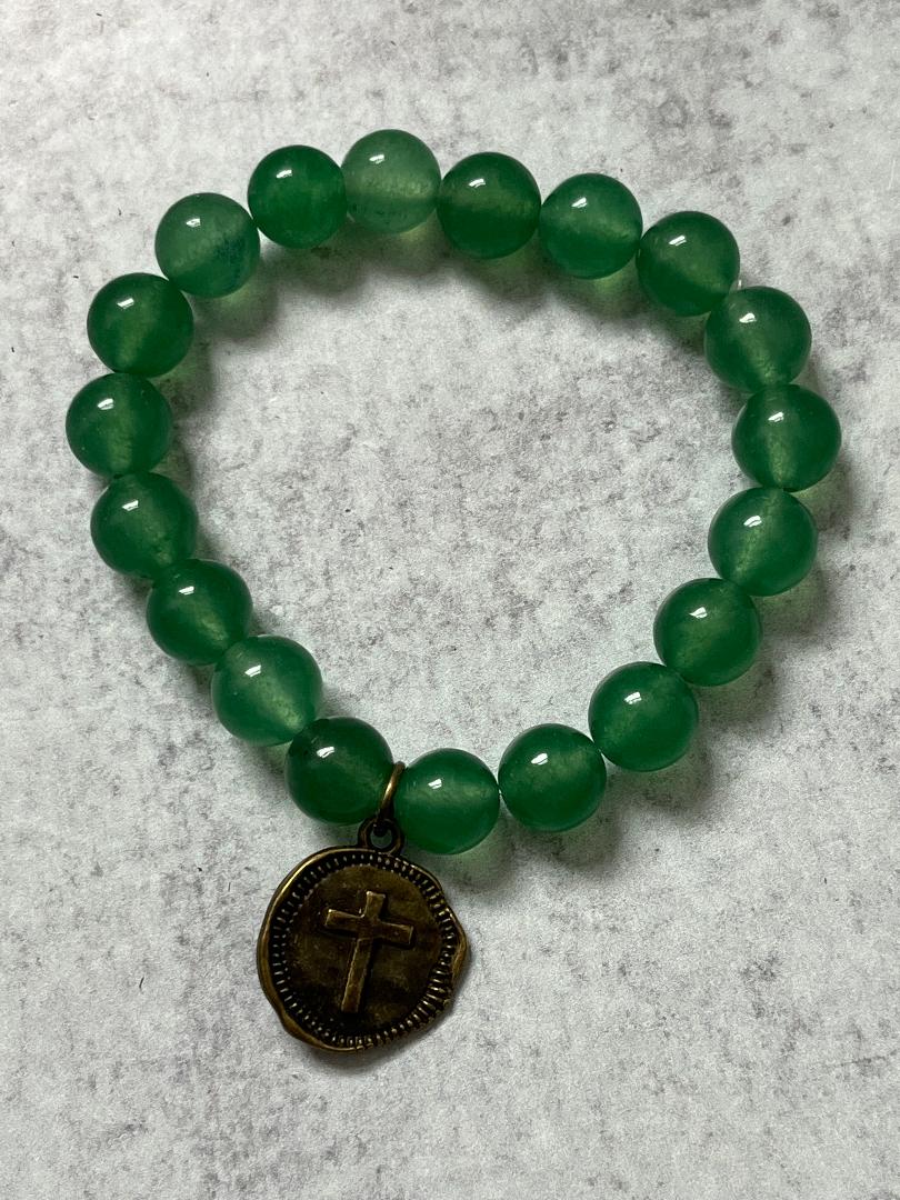 Cross Charm Beaded Bracelets