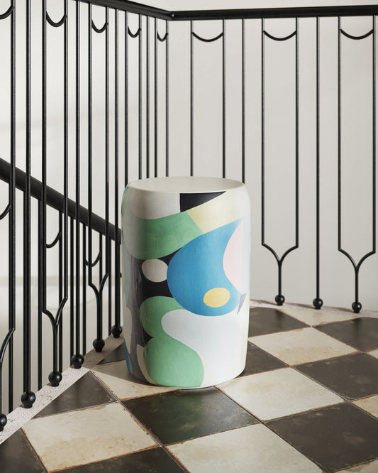 So Nouveau Accent Table, Blue