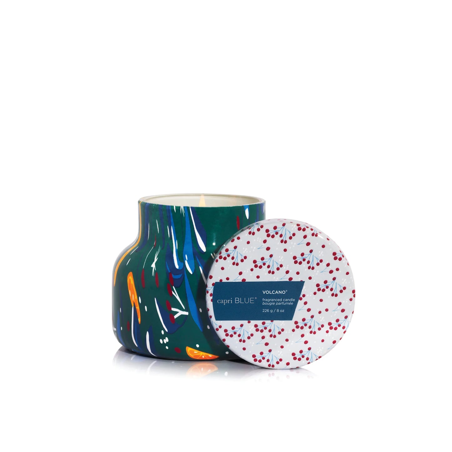 Capri Blue Volcano Holiday Pattern Play Petite Jar