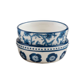 Blue Floral Tidbit Set