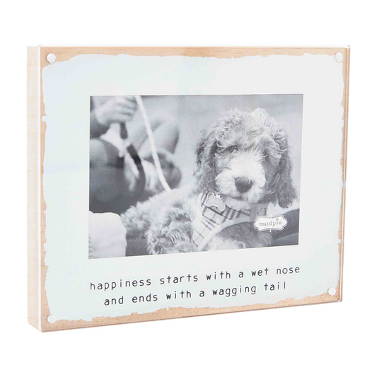 Happiness Dog Acrylic Frame