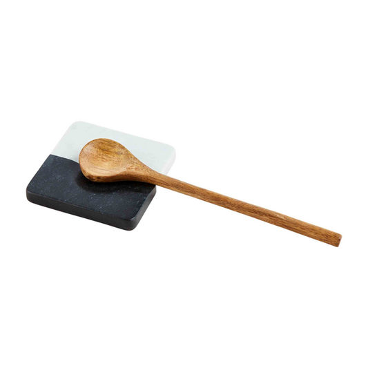 Black and White Spoon Rest Set
