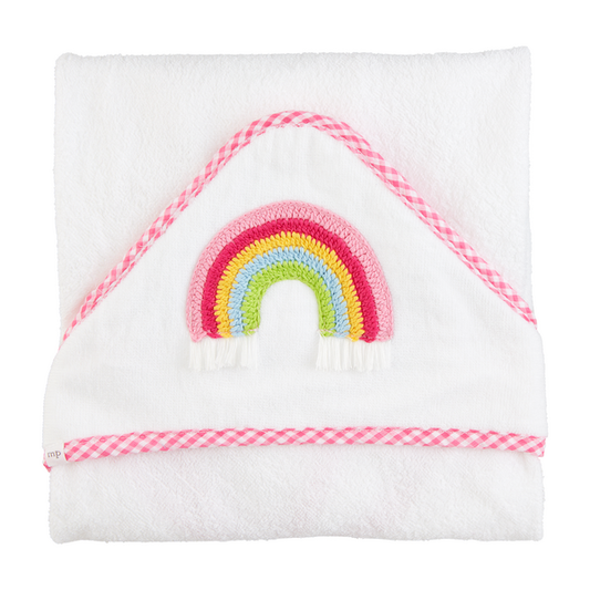 Rainbow Hooded Bath Towel