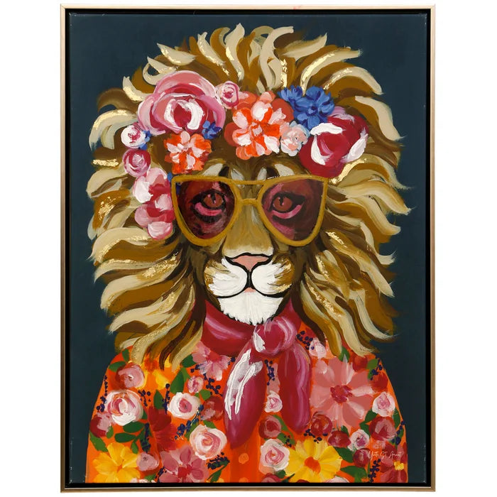 Miami Living Lion Wall Art