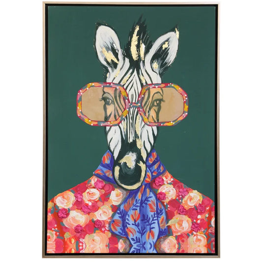 Miami Living Zebra Wall Art