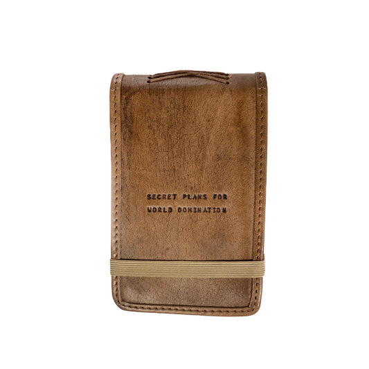 Mini Secret Plans Leather Journal